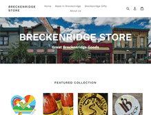 Tablet Screenshot of breckenridgestore.com